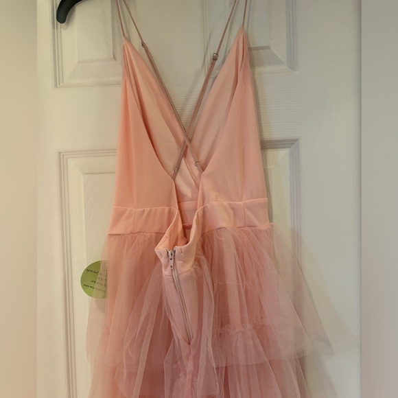 Windsor - Tyra Formal Tulle Tiered A-Line Dress - Picture 6 of 7